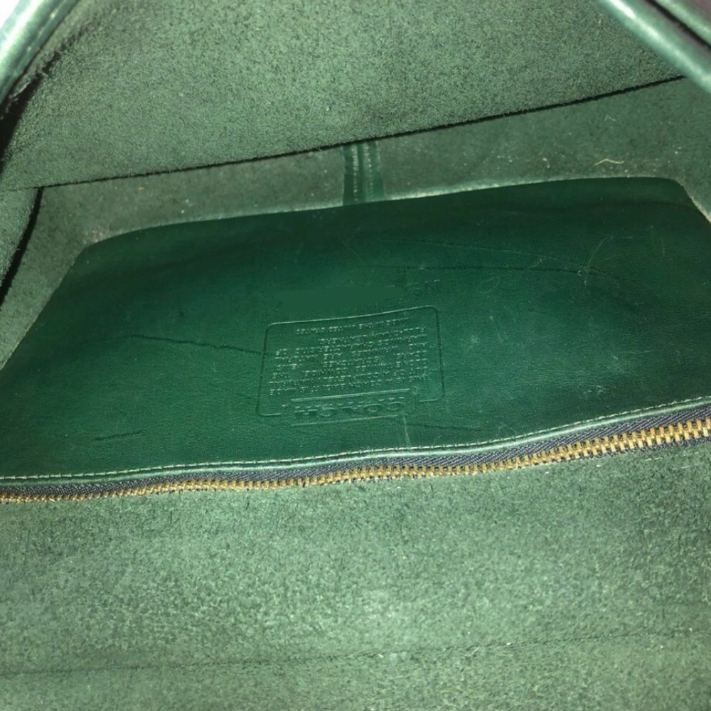 COACH WILLIS Bottle Green Top Handle Crossbody Shoulder Bag USA 9927 COA - Picture 14 of 17